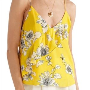 Alice & Olivia Lavonia floral satin cami